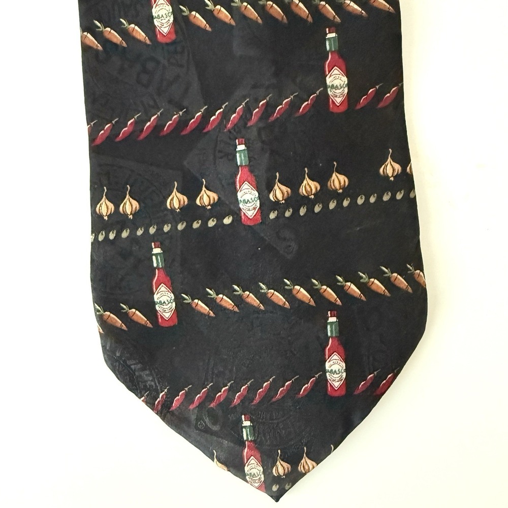 Vintage‎ Tobasco Tie Men's Silk Whimsical Preppy Workwear